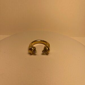 UNO de 50 Gold Modern Open-Style Ring